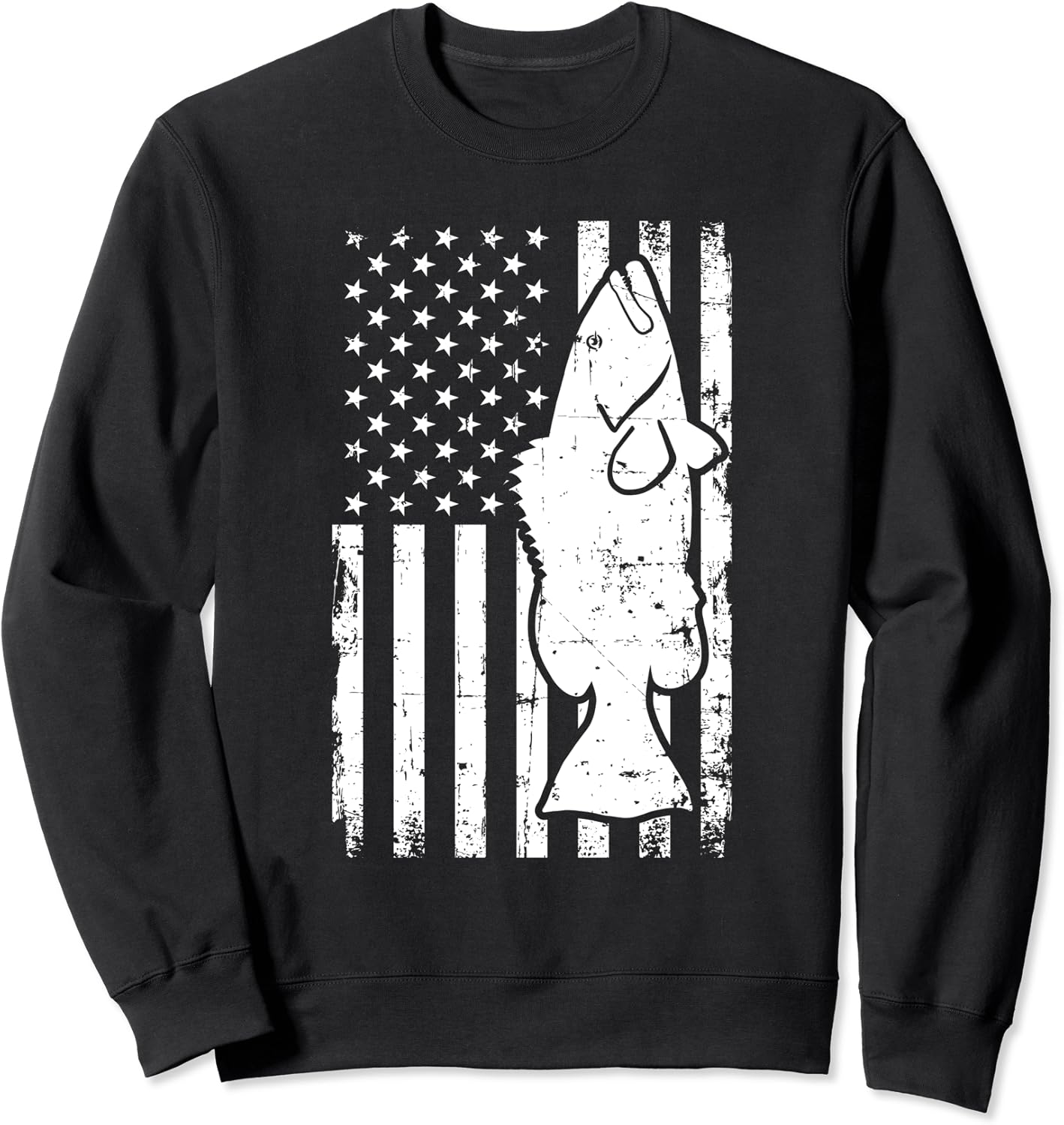 Grouper Fishing USA Sweatshirt Clothing, Shoes & Jewelry